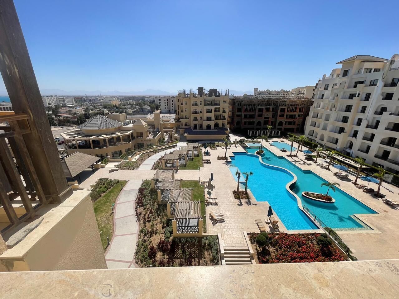 Voorkant van accommodatie