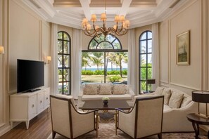 Living area - 2 bedroom villa located right next to the stunning beach on Hon Tre Island (Nha Trang)