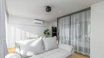 Apartamento, sacada | Área de estar