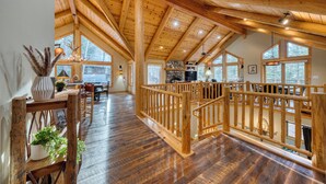 Unclassified image, 2 of 46, button - Truckee Mountain Cabin with Hot Tub + Game Room + Forest Views | Gray Wolf Lodge (Truckee)