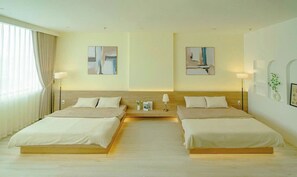 Deluxe-Studio, Mehrere Betten, Stadtblick