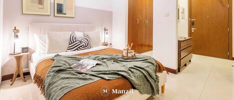 Luxury Studio | Blackout drapes, iron/ironing board, free WiFi