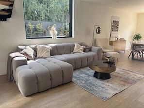 House, 4 Bedrooms, Private Pool | Living area - Luxury Home in Hoge Kempen National Park With Swimming Pool (Genk)