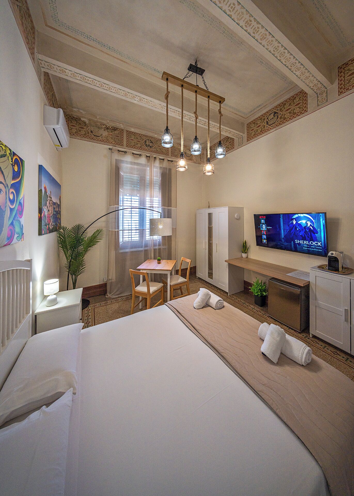 Doppia Comfort, vista città | Ferro/asse da stiro, Wi-Fi gratuito