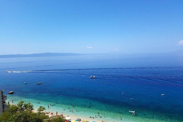 On the beach - Apartments Jereb - One Bedroom Apartment with Balcony and Sea View (Stela) (Podgora)
