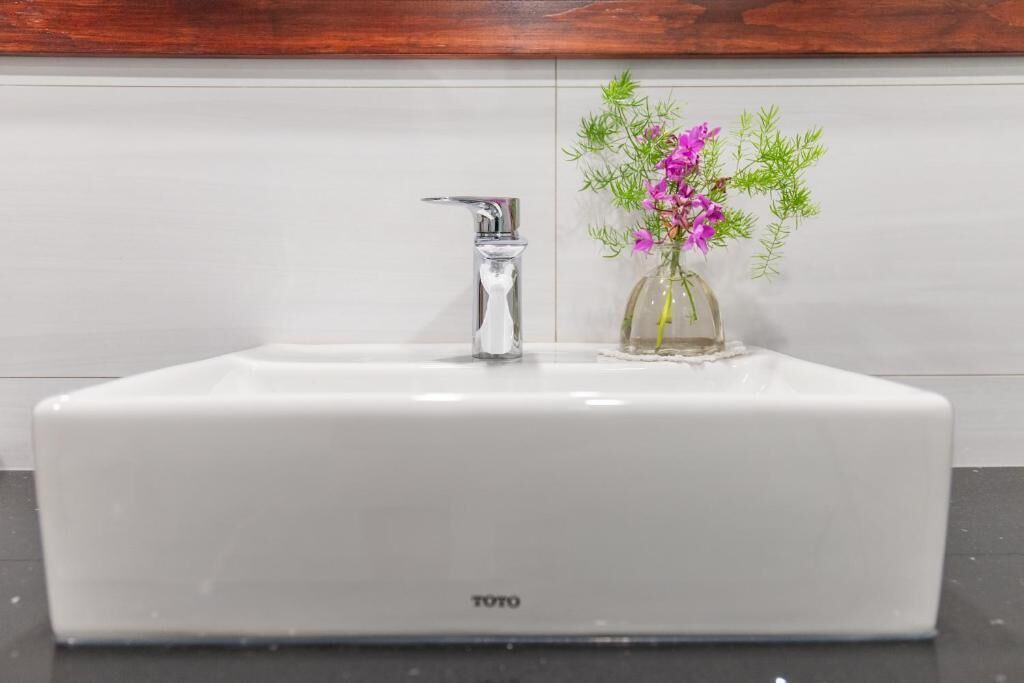 Dobbeltrom – superior, terrasse, hageutsikt