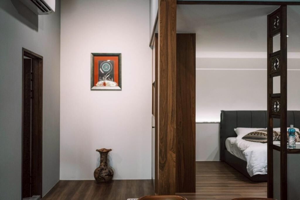 Quadrupla familiare, vista cortile | Area soggiorno