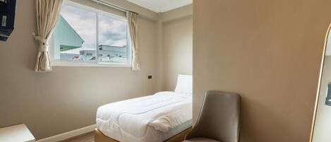 Chambre Simple, vue ville | Wi-Fi gratuit