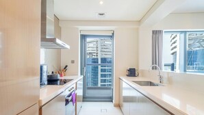 Luxury Apartment, Balcony, City View | Private kitchen - Manzil - High Floor 1BR in Business Bay (Dubai)