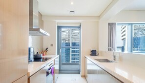 Luxury Apartment, Balcony, City View | Private kitchen - Manzil - High Floor 1BR in Business Bay (Dubai)
