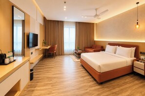 Club-Doppelzimmer | Hochwertige Bettwaren, Daunenbettdecken