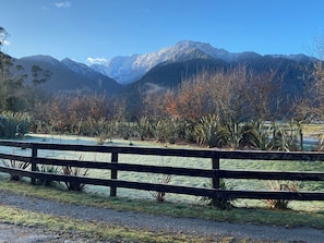 Property grounds - Spacious, fresh American style barn. The perfect location for a relaxing getaway (Franz Josef / Waiau)