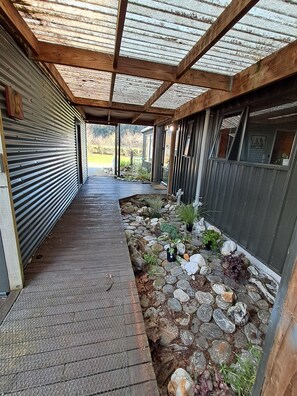 Property grounds - Spacious, fresh American style barn. The perfect location for a relaxing getaway (Franz Josef / Waiau)