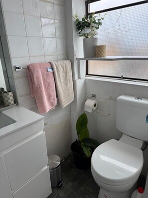 Towels, soap, toilet paper - Cozy Private Bondi Beach Studio with Beautiful View (Bondi)