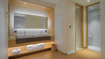 Deluxe Ondol | Badezimmer | Bademäntel, Fußbodenheizung (Badezimmer), Seife, Shampoo