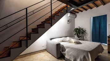 1 chambre, fer et planche Ă repasser, Wi-Fi gratuit, draps fournis