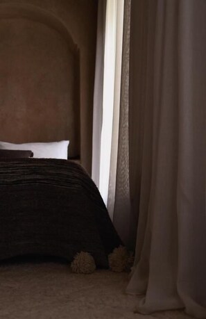 Double Room, Balcony, Pool View | Free WiFi - Riad Muarid (Marrakech)