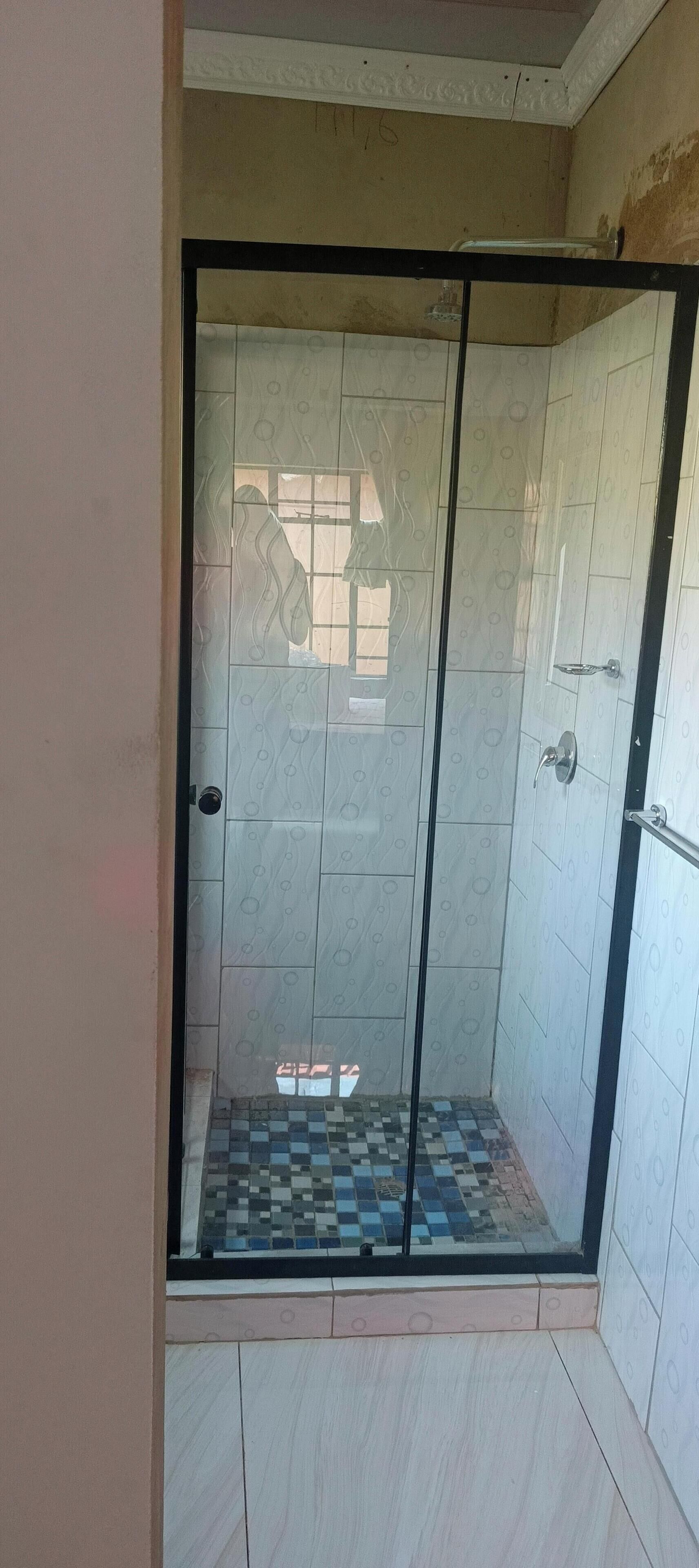 Shower, toilet paper