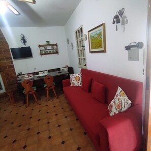 Fernseher, Kamin