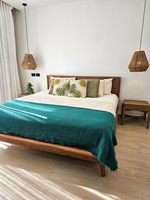1 bedroom, iron/ironing board, WiFi, bed sheets - Aqua Esmeralda • Beachfront Apartment Trinidad 103 (Dominicus)