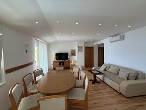 Family Apartment, Balcony, Sea View | Living area - Apartments Vista Bliss 2 (Crikvenica)