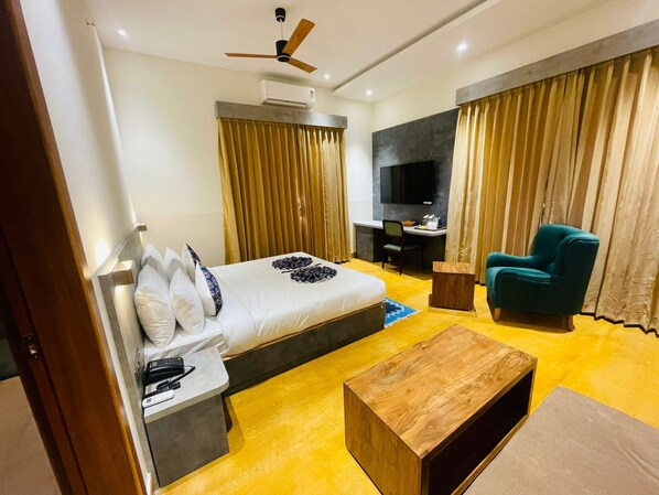 Luxury Room | Iron/ironing board, free WiFi, bed sheets - The Grand Fateh Resort and Spa (Udaipur)