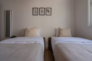 Apartment, 2 Bedrooms, Kitchen, Sea View | Cadar kapas Mesir, peralatan tempat tidur premium 