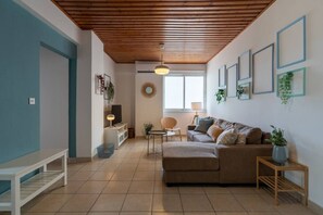 Apartment, 2 Bedrooms, Kitchen, Sea View | Living area - Laurel 2-BR Apt. & Balcony in Larnaca (Larnaca)
