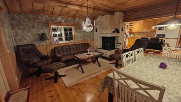 Eldstad, böcker och printers