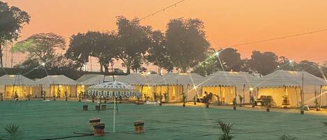 Overnattingsstedets uteområder