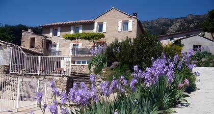Ferienhaus 'La Maison De Delphine' mit Bergblick, privatem Pool & Terrasse