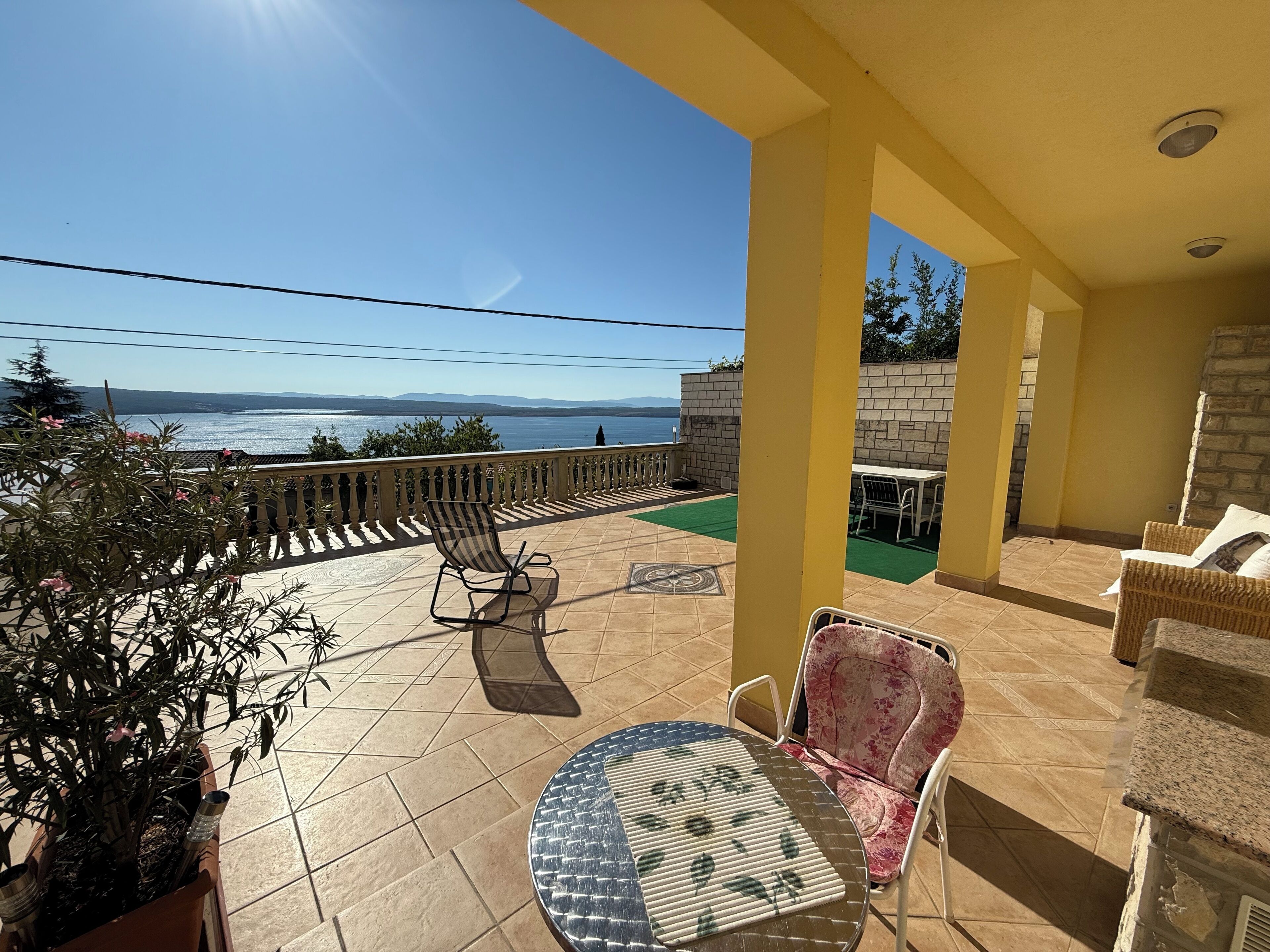 Apartment, Sea View | Outdoor dining