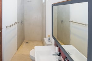 Shower, hair dryer, towels, soap - Peaceful 4-bedroom house On Highland Gate Golf & Trout Estate in Dullstroom (Dullstroom)
