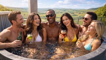 Bain à remous extérieur