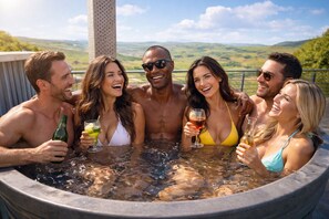 Baignoire à remous extérieure