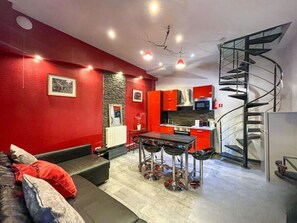 TV, DVD player, books - 2BR Duplex Loft in Paris Passage du Ponceau (Paris)