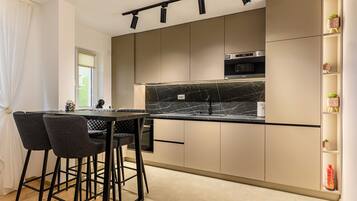Appartement, vue ville | Cuisine privée