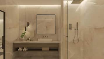 Bruser, gratis toiletartikler, hårtørrer, badekåber