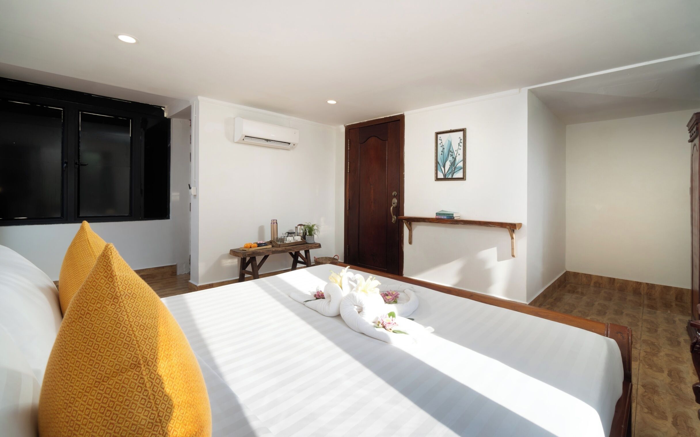 Pillow-top beds, in-room safe, desk, iron/ironing board