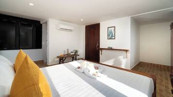 Pillow-top beds, in-room safe, desk, iron/ironing board