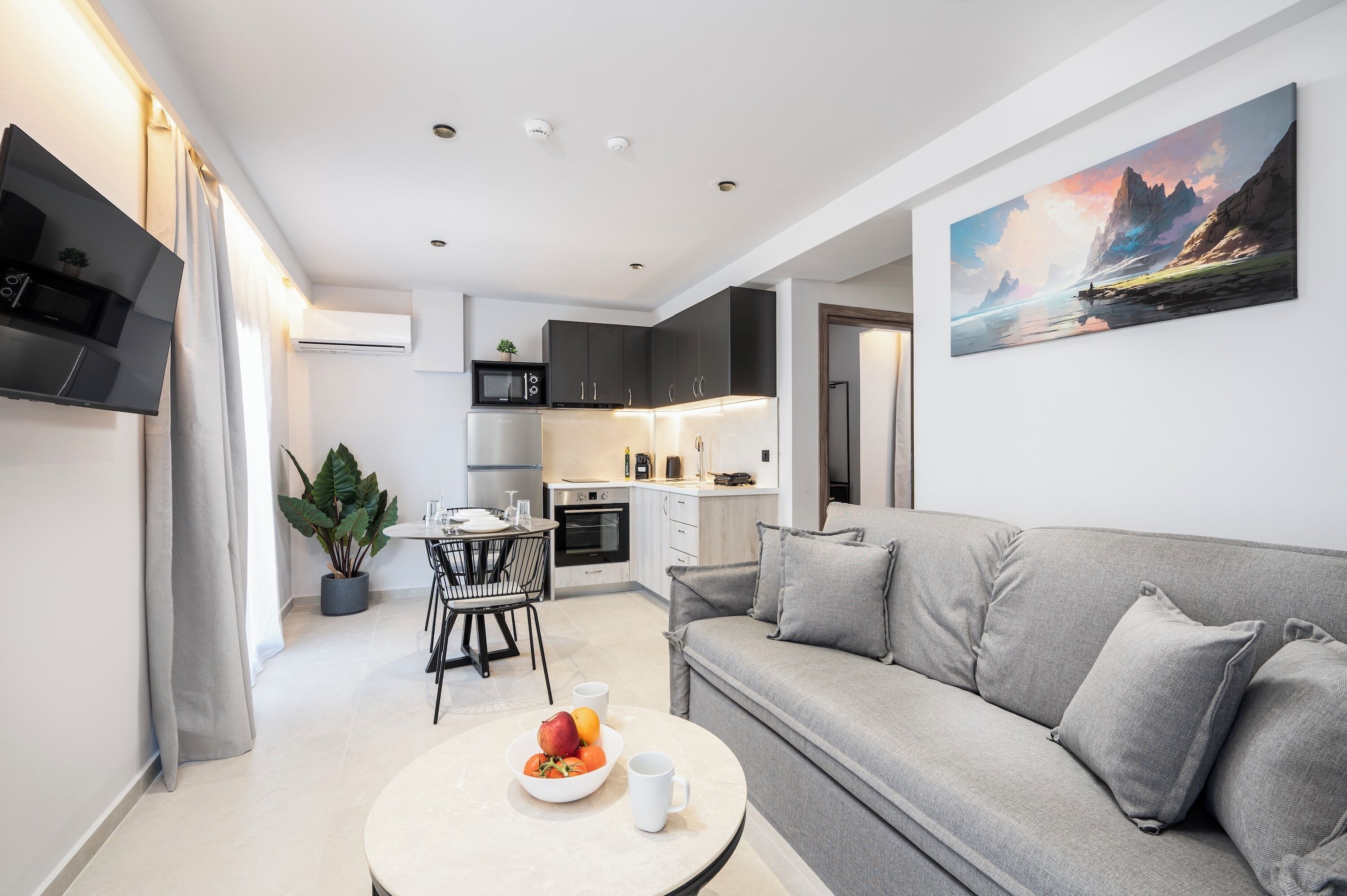 Appartement Premium | Coin séjour | TV connectée