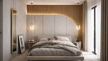 5 bedrooms, in-room safe, iron/ironing board, free WiFi