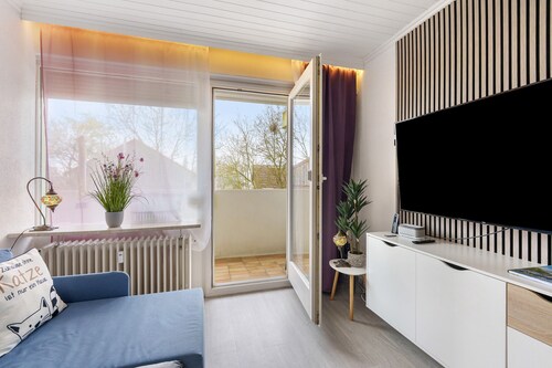 FeWo - 'Meer-Moment Sand und Seele': Apartment mit praktischen Komfort, Balkon Smart-TV und mehr!