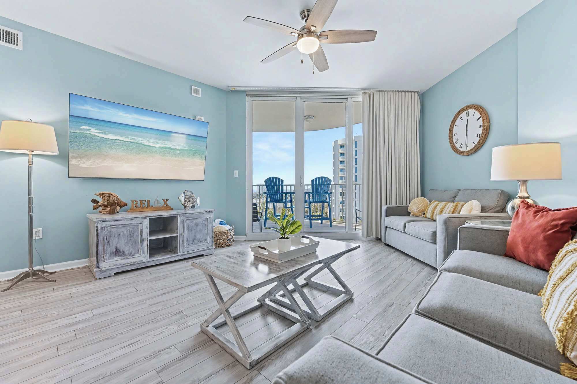 Condo, Multiple Beds, Balcony (Palm’d Away) | Living area