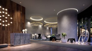 Lobby - High-Floor 2BR Brisbane Apt with River& City Views (Brisbane City)