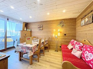 Dining - Renovated 2-room apartment - 7 ppl - Ski-in/Ski-out (Le Corbier)
