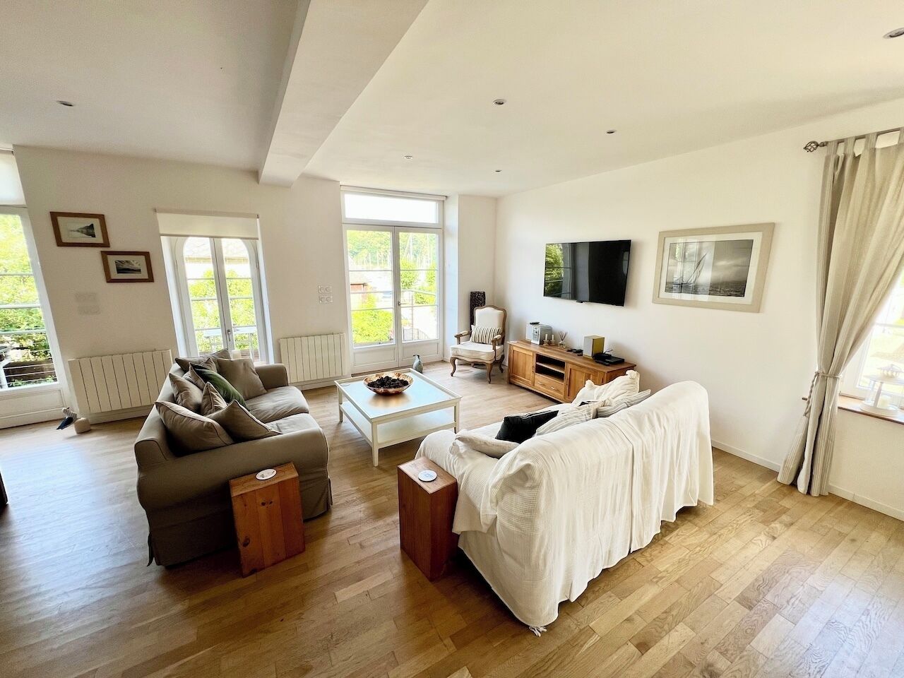 Smart TV, DVD player, books