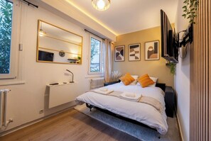 1 chambre, fer et planche Ă repasser, accĂšs Internet, draps fournis