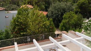 Property grounds - Sea view holiday home, surrounded by Mediterranean scrub with swimming pool (Chioma)