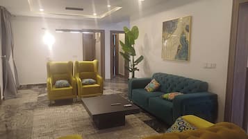 Phòng Deluxe, ban công, quang cảnh thành phố | Nội thất